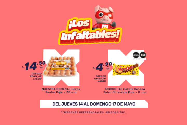 ¡LOS INFALTABLES DE MAXIAHORRO! DEL 14 AL 17 DE MAYO 